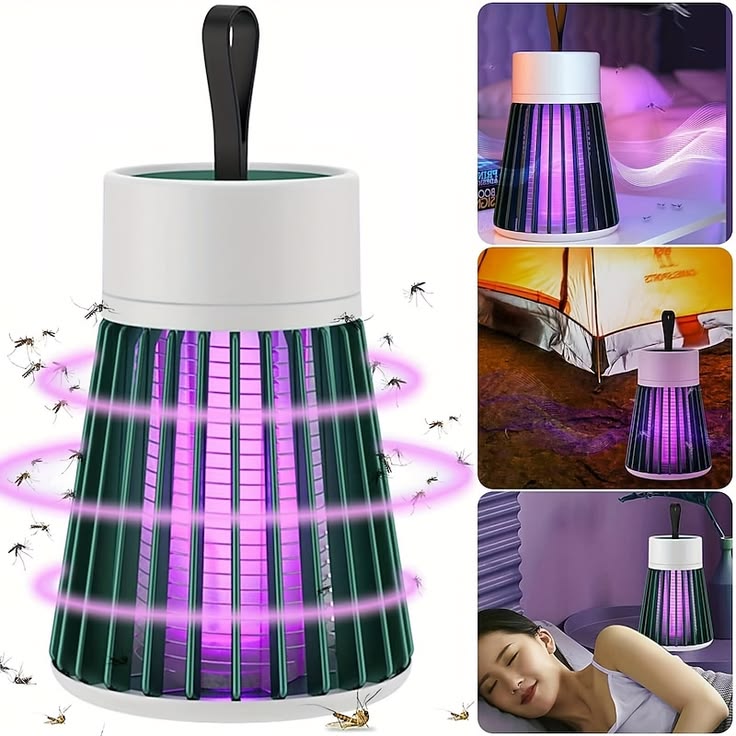Rechargeable Electric Mosquito Killer Lamp – UV Light Insect Trap with USB Charging