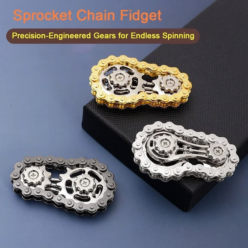 Chain Fidget Spinner – Portable Stress Relief & Sensory Toy