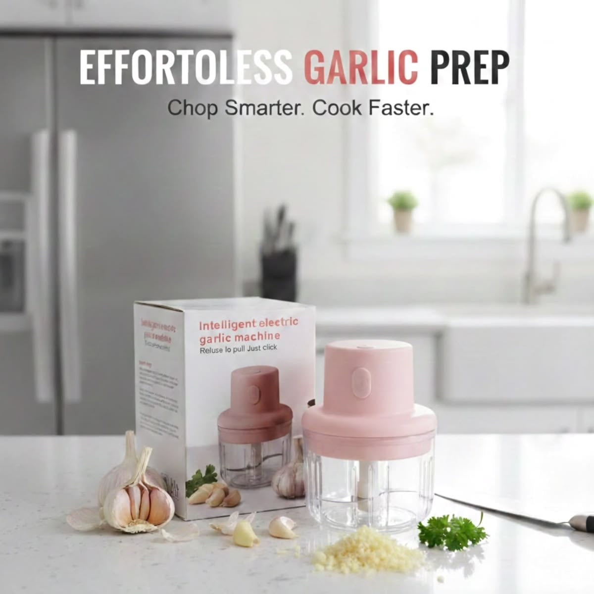 Portable Electric Food Chopper & Mini Blender – Fast, Compact Kitchen Helper