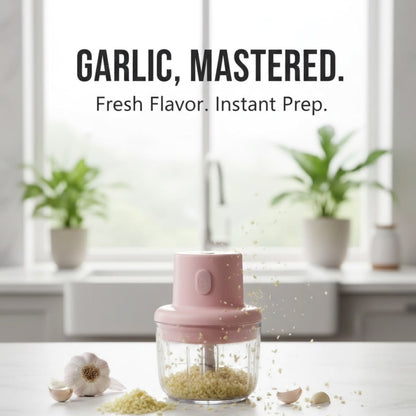 Portable Electric Food Chopper & Mini Blender – Fast, Compact Kitchen Helper