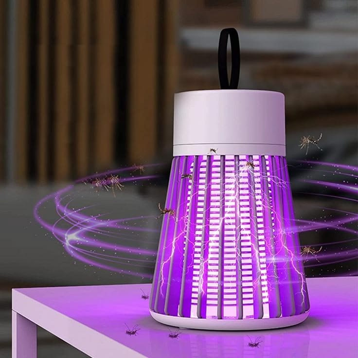 Rechargeable Electric Mosquito Killer Lamp – UV Light Insect Trap with USB Charging