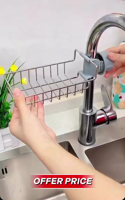 🧽 Smart Kitchen Sink Organizer – Keep Your Sink Neat & Tidy!